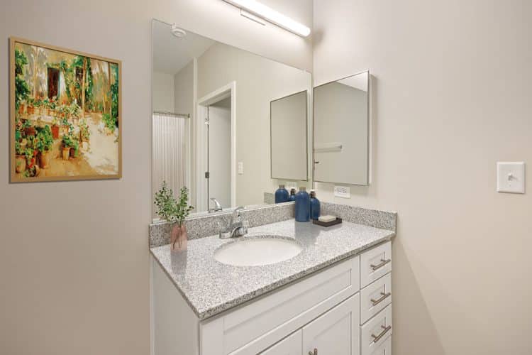 Style 1A Bathroom w/Granite Countertops & Furnishings